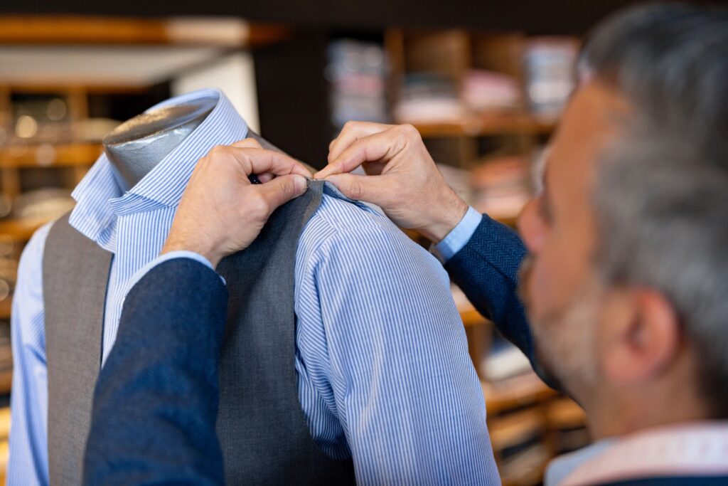 bespoke suit details